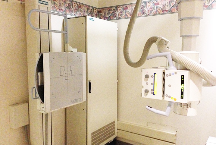 servicios a instalaciones de rayos x con fines de diagnostico medico