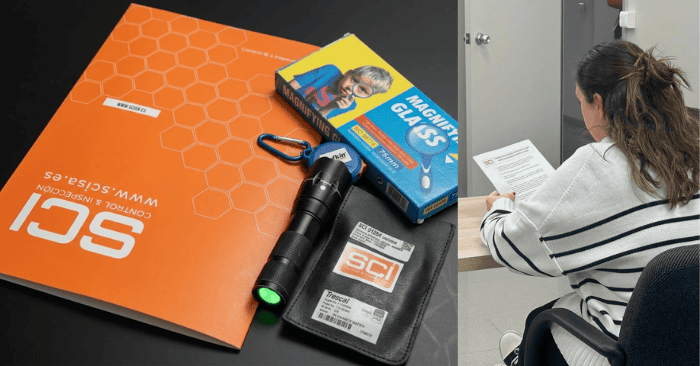 Kit del Centro de Examen Autorizado para evaluar a los alumnos de cursos de soldadura.